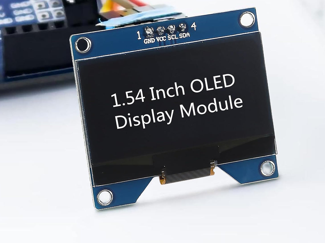 1.54 Inch OLED I2C IIC Display Module, 128x64 Pixel SSD1309 with Storage Box